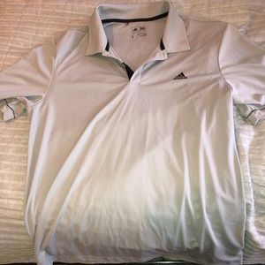 light grey adidas collared shirt